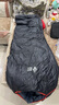 黑冰（BLACKICE）新款【A系列信封式羽絨睡袋】成人戶(hù)外露營(yíng)單人鴨絨睡袋可拼接 (新標準)A700/黑色 L 曬單實(shí)拍圖