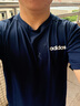 阿迪達斯 （adidas）春夏簡(jiǎn)約男裝運動(dòng)套頭時(shí)尚潮流T恤 S碼 曬單實(shí)拍圖