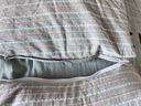 南極人（Nanjiren）全棉蕎麥枕頭護頸枕睡眠頸椎病深度睡眠夏季硬枕頭專(zhuān)用單人枕芯 三角牽引組合枕【條紋棕】 單只 曬單實(shí)拍圖