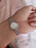 天梭（TISSOT）官旗 瑞士手表小可愛(ài)系列時(shí)尚簡(jiǎn)約石英女表送女友畢業(yè)禮物 銀盤(pán)鋼帶  T058.009.11.031.00 曬單實(shí)拍圖