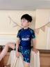 361°兒童分體游泳衣男童泳裝青少年泡溫泉泳衣泳褲兩件套泳裝 曬單實(shí)拍圖