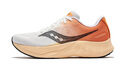 Saucony索康尼浪潮2跑鞋男夏季透氣跑步鞋減震進(jìn)階訓(xùn)練運(yùn)動(dòng)鞋子TIDE2 白桔黑8 42.5 曬單實(shí)拍圖