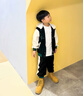 G.DUCKKIDS童裝男童秋裝套裝兒童衣服男大童春秋季連帽棒球服外套運(yùn)動裝男孩 黑色 170尺碼15~16歲【160-170cm】 曬單實拍圖