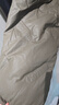 GXG男裝 蛋白pu皮面包服男立領(lǐng)羽絨服 23冬 墨綠色 180/XL 曬單實(shí)拍圖