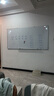 得力(deli)180*90cm實(shí)心纖維板芯白板 易擦磁性辦公教學(xué)會議掛式白板懸掛寫字板家用兒童黑板33138 曬單實(shí)拍圖