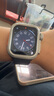 LAZYODD適用Apple Watch ultra手表保護殼鋅合金金屬加后蓋全包保護殼 iwatch S10/9/8/7/6/5/4/SE改裝殼 黑色（平面殼 不帶字） 49MM（鋅合金+后蓋 不帶 曬單實(shí)拍圖