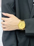 歐品客（OUPINKE）金表男純金999手表男機械表男士手表夜光防水足金浮雕高檔手表 【真金999一帆風(fēng)順】帆船全金 3226表殼40 曬單實拍圖