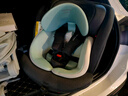 新安怡（AVENT）飛利浦Alby嬰兒童安全座椅0-12歲汽車用嬰兒360度旋轉(zhuǎn)i-Size認證 艾博Plus-極光青【五大升級】 曬單實拍圖
