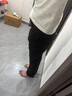高端煙灰色男士牛仔褲春秋新款韓版彈力大碼修身小腳休閑長(zhǎng)褲子男 黑色-褲軒-X01 29 【腰圍2尺2】 曬單實(shí)拍圖