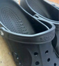 crocs卡駱馳洞洞鞋貝雅男鞋女鞋輕便耐磨一腳蹬拖鞋休閑鞋|10126 黑色-001 41 /42(260mm) 曬單實拍圖