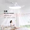雷士（NVC）風(fēng)扇燈餐廳吊扇燈led臥室北歐客廳燈三防 全光譜護(hù)眼 枕邊風(fēng) 【全光譜/1級(jí)能效】42寸93瓦智能 曬單實(shí)拍圖