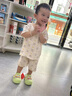 土豆屋兒童拖鞋小孩軟底室內(nèi)外防滑夏涼拖男女童寶寶洞洞鞋 綠150碼 曬單實(shí)拍圖