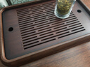 文白茶盤家用小托盤儲水瀝水式兩用功夫茶海一人簡易長方形實(shí)木喝茶臺 曬單實(shí)拍圖