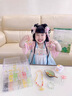 凡華兒童手鏈早教啟智串珠禮盒手工diy材料女孩暑假玩具首飾生日禮物5 高檔禮盒裝【三層珠翠500珠】 曬單實(shí)拍圖