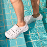 斯凱奇（Skechers）洞洞鞋男 時尚簡約舒輕便舒適透氣休閑鞋子 243240-OFWT 43 曬單實拍圖