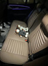 貝德曼 奔馳E300L E260L EQE350 GLE450 GLE350真皮汽車坐墊四季座墊套 靠背款5座含2頭枕（咖啡色） 竹炭超纖真皮 曬單實(shí)拍圖
