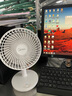 美的（Midea）電風(fēng)扇小風(fēng)扇家用桌面臺式小型電扇 USB充電臺扇低噪輕音便攜無線戶外手持風(fēng)扇臺掛兩用辦公室宿舍 三檔大風(fēng)力FTD12UA 俯仰角度可調(diào) 【可臺式可家居可戶外】 曬單實拍圖