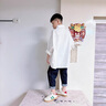 G.DUCKKIDS兒童裝男童春裝白色襯衫春秋款2025新款中大童長袖痞帥男孩春季潮 白色春秋款 140 cm 曬單實拍圖