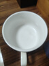 奶油風(fēng)陶瓷泡面碗家用帶蓋保鮮飯碗可微波爐學(xué)生手柄碗上班便當(dāng)盒 （奶白色）6英寸泡面碗+蓋 曬單實(shí)拍圖