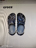 crocs卡駱馳波波大理石紋洞洞鞋舒適百搭沙灘鞋|208454 黑沙灰/彩色-0LE 41 /42(260mm) 曬單實拍圖