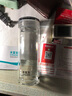 水宜生玻璃杯雙層水杯男茶杯高檔商務泡茶杯辦公杯水晶杯透明防燙微保溫 【380ml】禮盒裝 曬單實拍圖