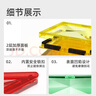 彌鹿（MiDeer）兒童玩具鉆面磁鐵彩窗磁力片100片（含小車*2）+收納袋兒童禮物 曬單實拍圖