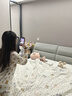鹿珊伍四件套水洗棉裸睡ins碎花小清新學生宿舍三件套床上用品被套床單 藍碎花修狗四件套 1.8/2 床單款 （被套200*230cm） 曬單實拍圖