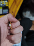 蒂蔻（Tico）足金999心形黃金戒指女3D硬金環(huán)環(huán)相扣愛(ài)心活口戒指求婚新年禮物 曬單實(shí)拍圖