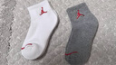 NIKE JORDAN 耐克AJ男女中筒短襪3雙裝3A抗菌萊卡面料青少年運動(dòng)襪子 巖嶺灰 3雙 10歲以上 【腳長(cháng)20-22cm 34-38碼】 曬單實(shí)拍圖
