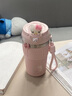 Next Kiss英國聯(lián)名Hello Kitty可愛咖啡杯2025新款迷你保溫水杯學(xué)生保冷杯 粉色450ML+KT公仔 曬單實拍圖