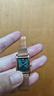 西鐵城（CITIZEN）手表 Juicy Tint系列石英不銹鋼表帶時(shí)尚簡約女表 EJ6123-81W 復(fù)古綠方盤 曬單實(shí)拍圖