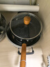 川島屋 日式全黑木柄雪平鍋小鍋煮奶鍋泡面鍋加厚平底不粘鍋嬰兒輔食鍋 【性?xún)r(jià)比】雪平鍋+蓋2件套 20cm 曬單實(shí)拍圖