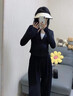 CEENIU防曬衣女士夏季2025新款薄款運動開衫外套緊身透氣防紫外線防曬衣 黑色 UPF50+ M 【建議105-115斤】 曬單實拍圖