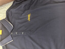 吉普（JEEP）短袖T恤男夏季男士涼感休閑寬松POLO衫上衣服男裝 藏青 3XL 曬單實(shí)拍圖