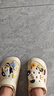 名創(chuàng  )優(yōu)品（MINISO）洞洞鞋女款2025新款eva防滑防臭沙灘鞋增高涼拖鞋女夏季外穿 卡其色+流浪小狗 38-39 (245mm) 【適合37-38碼穿】 曬單實(shí)拍圖
