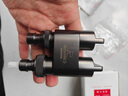 潛水艇（Submarine）角閥全銅主體F301/2黃銅加厚三角閥套裝八字閥冷熱四分馬桶角閥 槍灰-一進(jìn)二出角閥（配接頭） 曬單實(shí)拍圖