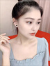 紀(jì)思梵（CHEESEFAN）輕奢四葉草耳釘女托玫瑰金彩金耳環(huán)七夕情人節(jié)生日禮物送女友 耳釘【精美賀卡】 曬單實(shí)拍圖