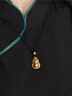 VARUS古法黃金葫蘆吊墜女999足金旋轉(zhuǎn)葫蘆轉(zhuǎn)運(yùn)福祿純金項鏈編繩掛墜男 【不可旋轉(zhuǎn)】葫蘆吊墜+金珠/約1.8g 曬單實拍圖