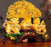 禮之源 開業(yè)禮品招財(cái)發(fā)財(cái)樹貔貅擺件生意興隆聚寶盆工藝品店鋪開店裝飾 中號(hào)貔貅聚寶盆水晶發(fā)財(cái)樹 曬單實(shí)拍圖