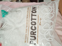 全棉時代（PurCotton）2024冬女士加厚抓絨衛(wèi)衣 155/80A 酒紅色,1件裝 淺花灰 165/L 曬單實拍圖