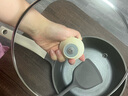 紅廚陶瓷平底鍋不粘鍋無(wú)涂層家用煎蛋牛排加深煎炒鍋電磁爐燃?xì)庠钔ㄓ?【鈦陶0氟】帶蓋1-2人用 24cm 曬單實(shí)拍圖