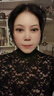 FSHE高領(lǐng)蕾絲打底衫女內(nèi)搭春秋新款性感網(wǎng)紗鏤空鉤花洋氣上衣修身長袖 黑色長袖打底衫 M碼[建議80-99斤] 曬單實拍圖