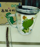 舒齊兒童牛奶杯學飲杯家用寶寶沖泡奶粉杯帶刻度杯吸管帶把玻璃水杯 曬單實拍圖