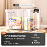 禧天龍直角收納箱加厚大力士塑料衣物玩具搬家整理箱無輪 45L透明3個裝 曬單實拍圖