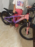 鳳凰山地自行車男女變速山地車碟剎青少年兒童自行車學(xué)生單車 星際 粉紫【單速+輻條輪】 20寸【適合125-160cm】 曬單實(shí)拍圖