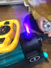 MOONCHILD高端兒童電動車四輪遙控汽車女孩雙人小孩寶寶玩具女孩生日禮物 【電動款】墨綠色火車頭+2節(jié)黃車 雙驅(qū)動 曬單實(shí)拍圖