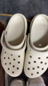 卡駱馳（crocs）經(jīng)典云朵Clog女沙灘洞洞鞋涼拖鞋206750 206750-2Y2  38  曬單實(shí)拍圖