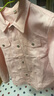 真維斯童裝 JEANSWEST JNR女童外套春秋2025新款中大童純棉時尚夾克開衫中大童秋季休閑上衣 粉/粉帽 160 cm 曬單實拍圖