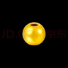 吾皇老金黃金古法金珠足金999DIY配件手鏈項鏈小金珠路路通散珠情侶手串 約0.12g 曬單實(shí)拍圖