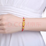 周六福黃金轉(zhuǎn)運(yùn)珠男女貔貅紅繩手繩七夕禮物定價(jià)AD171272金重約2.02g 曬單實(shí)拍圖